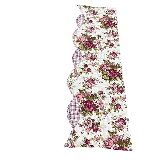 Waverly Norfolk Modern Farmhouse Floral Rod Pocket Valance Windows 60" x 16" - Picture 4 of 8